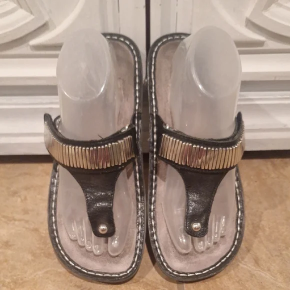 Alegria CAR 653 Black EMBELLISHED SANDALS. 39/ 8.5 - Picture 2 of 8